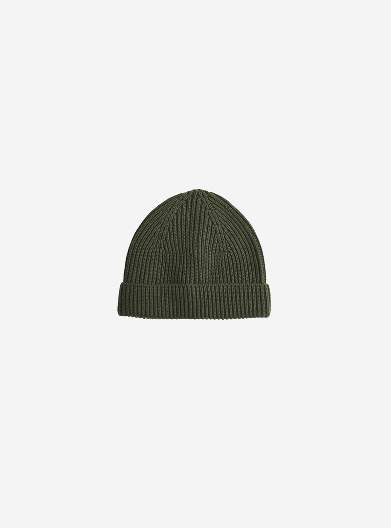 RIBBED MERINO BEANIE