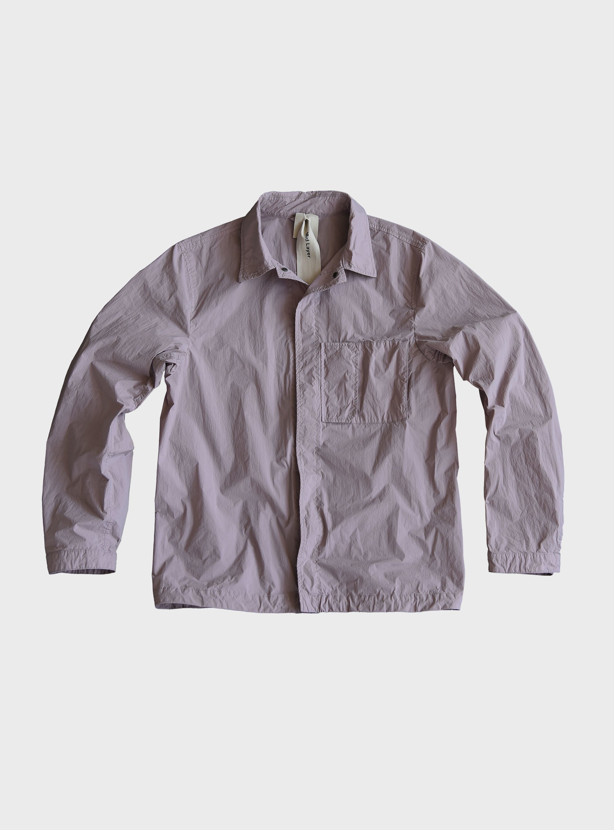 TEN C - NYLON TACTEL OVERSHIRT - Pink Antique - TEN C